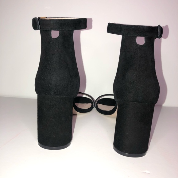 ❌️SOLD❌️ Stuart Weitzman 75Less Nudist Black Suede Sandals - Picture 8 of 8